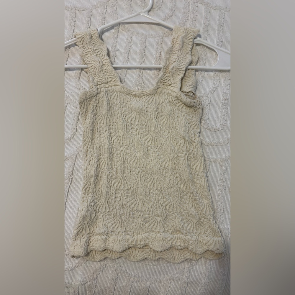 Free people love letter cami -cream